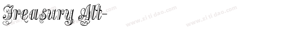 Treasury Alt字体转换